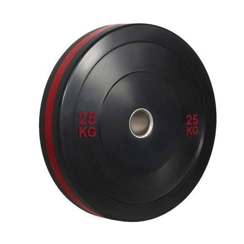 Anilha Olímpica Bumper Plate para Musculação 25kg Wct Fitness 10100525