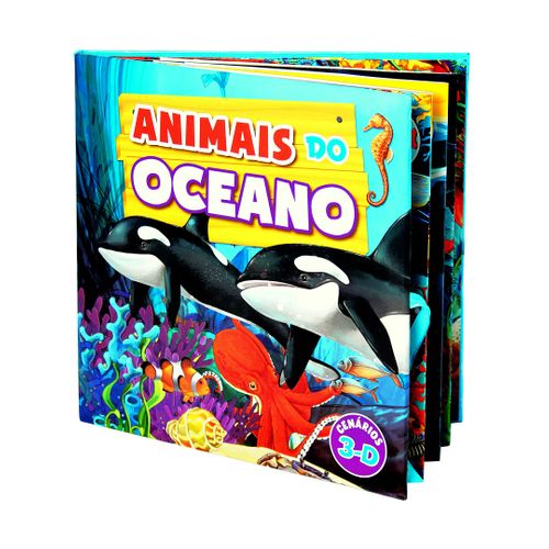 Animais do Oceano - Livro Pop Up 3D - Pop Up - Ciranda Cultural