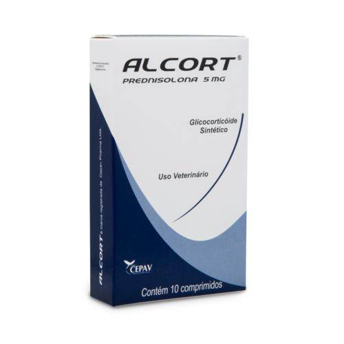 Anti-inflamatório Cepav Alcort 5 Mg para Cães 10 Comprimidos