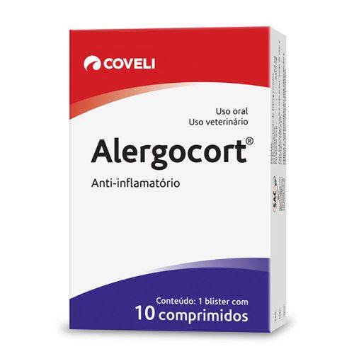 Anti-inflamatório Coveli Alergocort 10 Comprimidos