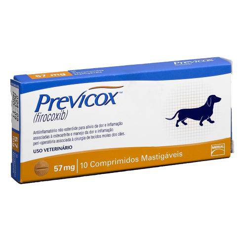 Anti-Inflamatório Previcox Merial 57 Mg 10 Comprimidos