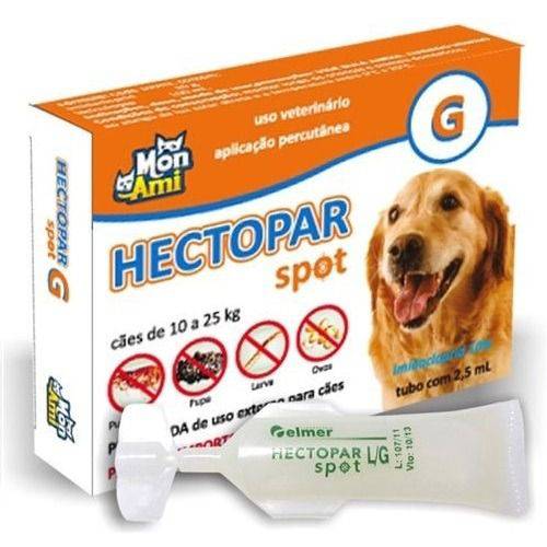 Anti Pulgas para Cães 10 a 25kg Hectopar Spot G - Pipeta