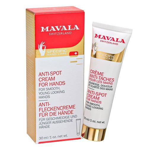 Anti-Spot Cream For Hands Mavala - Creme Rejuvenescedor para Mãos 30ml