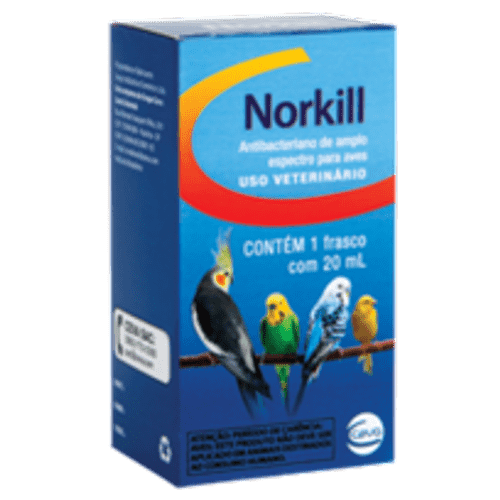 Antibiótico Ceva Norkill para Aves 20ml