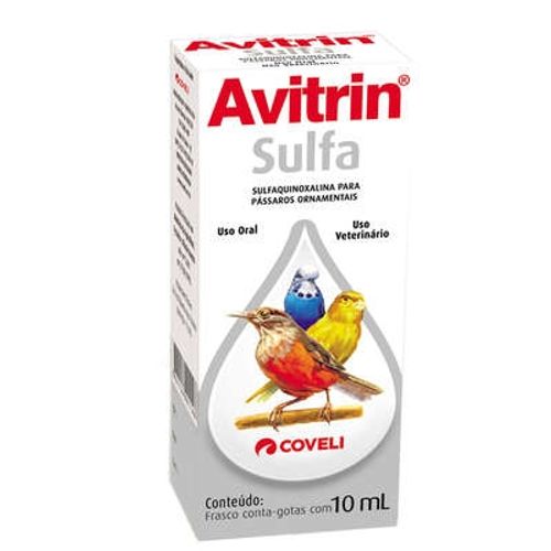 Antibiótico Coveli Avitrin Sulfa para Aves 10ml