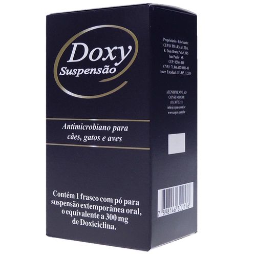 Antibiótico Doxy Suspensão Oral - 300mg 300mg