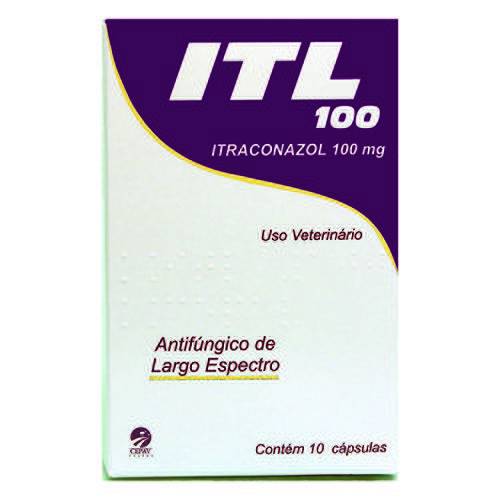 Antifungico Itraconazol Itl Cepav 100mg 10 Cápsulas