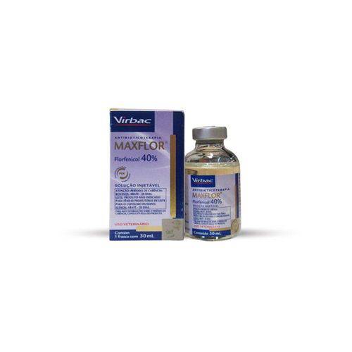 Antimicrobiano Virbac Maxflor 40% para Bovinos e Suínos