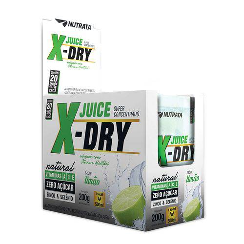 Antioxidante X-DRY JUICE - Nutrata Suplementos - 20 Sachês de 10g
