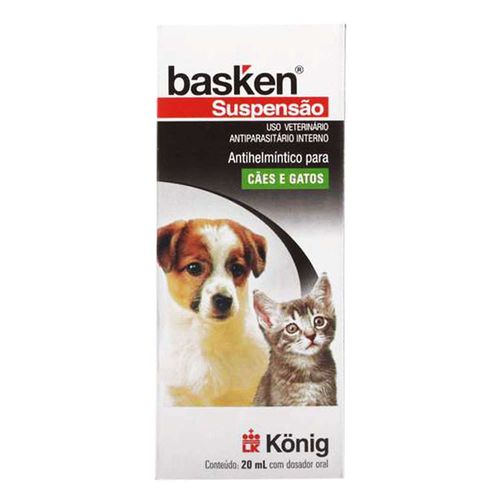 Antiparasitário Konig Basken Suspensão para Cães e Gatos 20ml