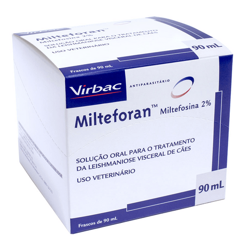 Antiparasitário Virbac Milteforan para Cães 90ml