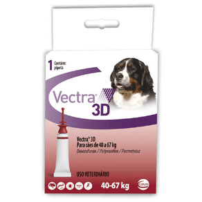 Antipulgas e Carrapatos Vectra 3D para Cães de 40 a 67Kg