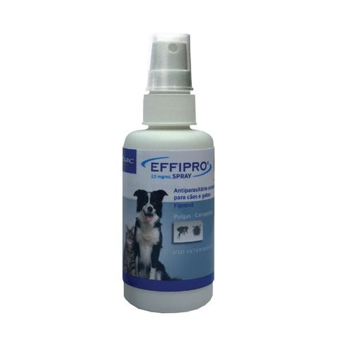 Antipulgas e Inseticida Virbac Effipro Spray para Cães e Gatos 100ml