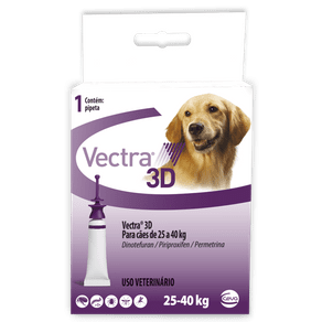 Antipulgas Vectra 3D Cães 25 a 40kg