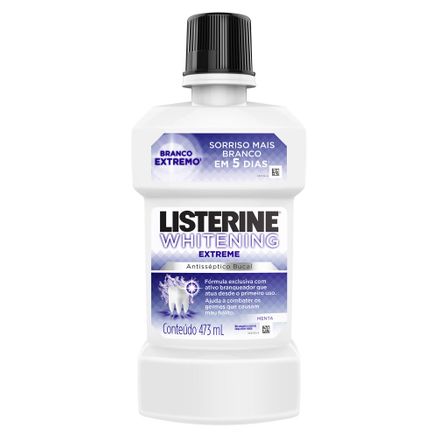 Antisséptico Bucal Listerine Whitening Extreme 473ml
