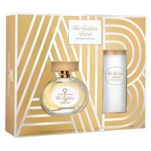 Antonio Banderas Her Golden Secret Kit - Eau de Toilette + Desodorante