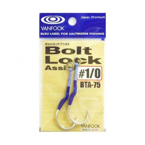 Anzol de Pesca Assist Bolt Vanfook Bta-75 #1/0 Made In Japan