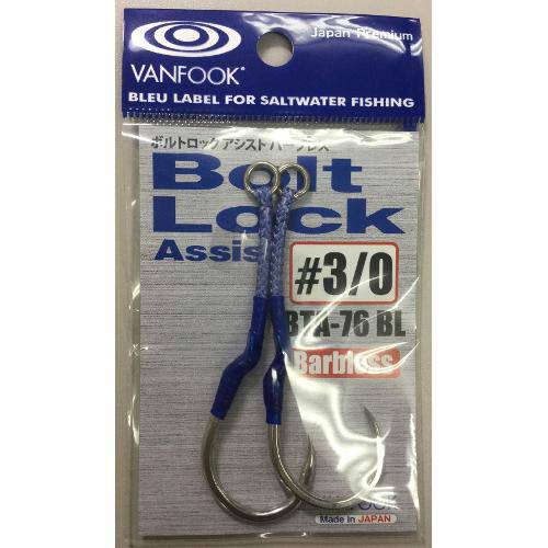 Anzol de Pesca Assist Bolt Vanfook Bta-76 3/0 Made In Japan