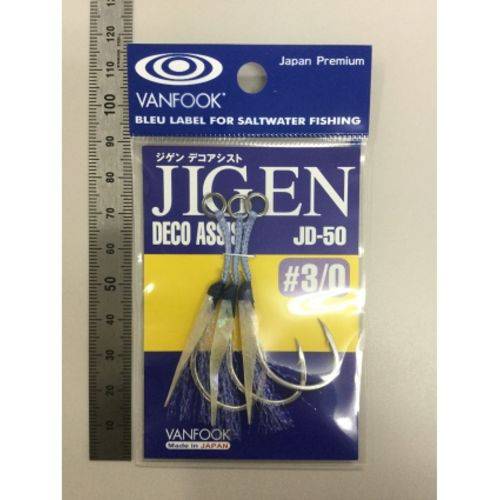 Anzol de Pesca Jig Assist Vanfook Jd-50#3/0 Made In Japan
