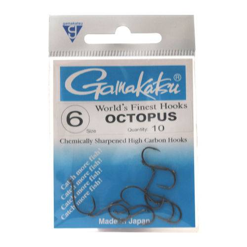 Anzol Gamakatsu Octopus #06 - 10pçs