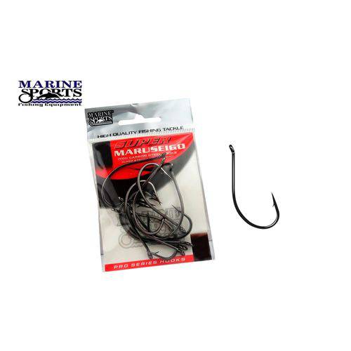 Anzol Maruseigo Nº 8 Black Nickel - Marine Sports - 50 Peças