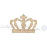 Ap021m Aplique Coroa Rei Príncipe Princesa Mdf Cru Pacote 10 Unidades