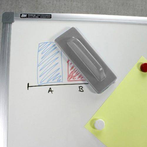 Apagador P/ Quadro Branco Plástico C/ Feltro Magnético - Board Net