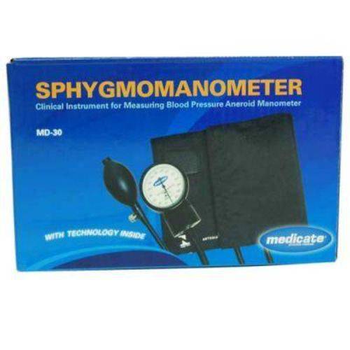 Aparelho de Pressão Esfigmomanometro Velcro Medicate