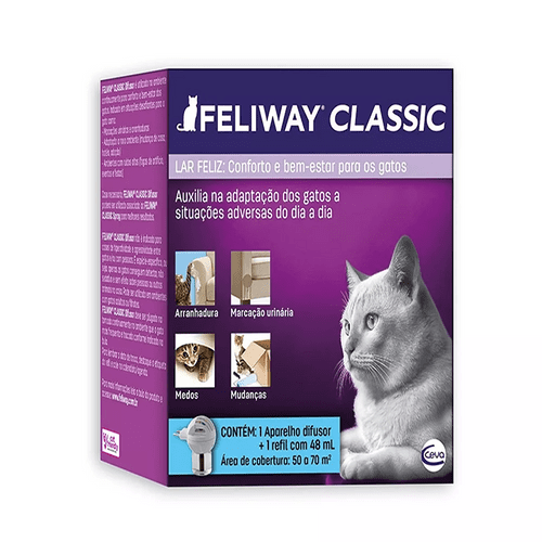 Aparelho Difusor Ceva Feliway Classic para Gatos 48ml