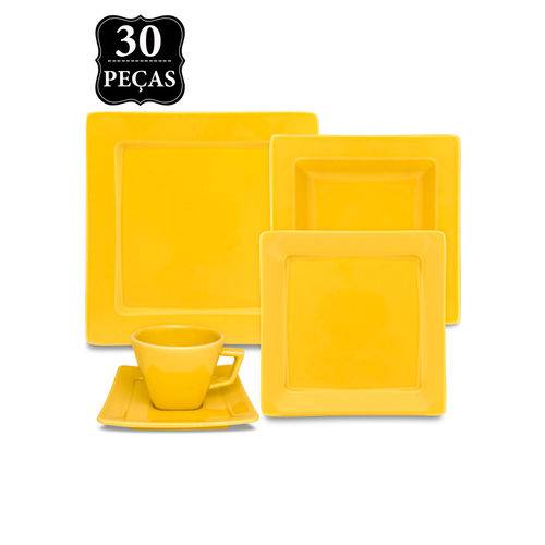 Aparelho Jantar/Chá Oxford 30Pcs Mail Order Nara Yellow Amarelo