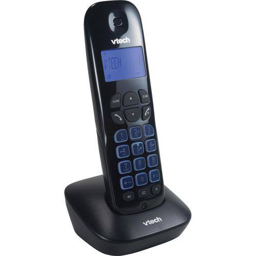 Aparelho Telefonico Sem Fio Vtech 685se Preto.c/secr.v.voz Motorola Unidade
