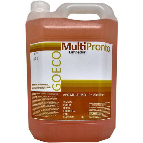 APC MultiPronto- Limpador Multiuso Perfumado 5lt (Go Eco Wash)