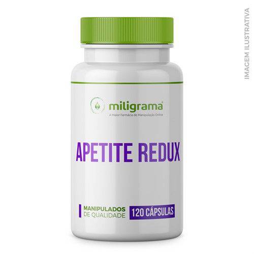 Apetite Redux com Assafre + Garcínia + 5HTP Cápsulas - 120 Cápsulas