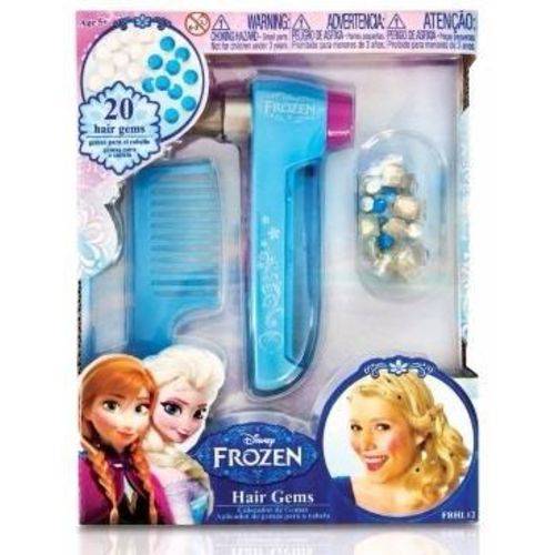 Aplicador de Cristais Cabelo Infantil Frozen Intek Hair Gems
