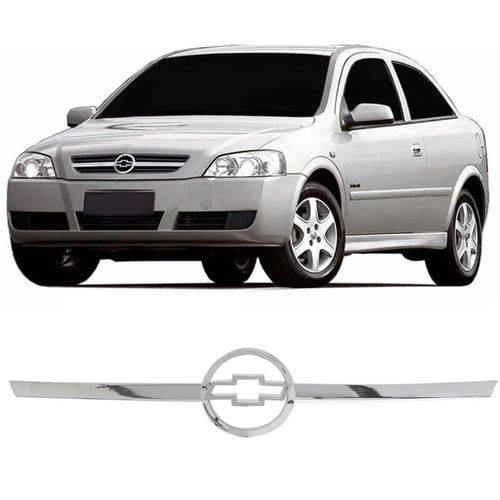 Aplique Cromado Grade Astra 2003 a 2011 Hatch Sedan