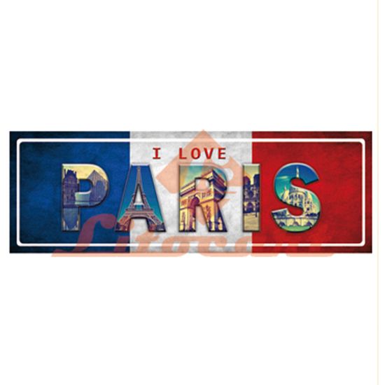 Aplique MDF Decoupage I Love Paris LMAPC-360 - Litocart