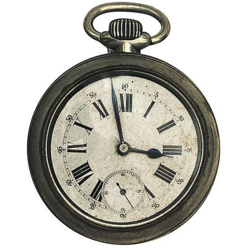 Aplique Mdf e Papel Litoarte 8 Cm - Modelo Apm8-959 Relógio de Bolso Vintage