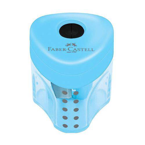 Apontador Faber-Castell Mini Grip - Azul