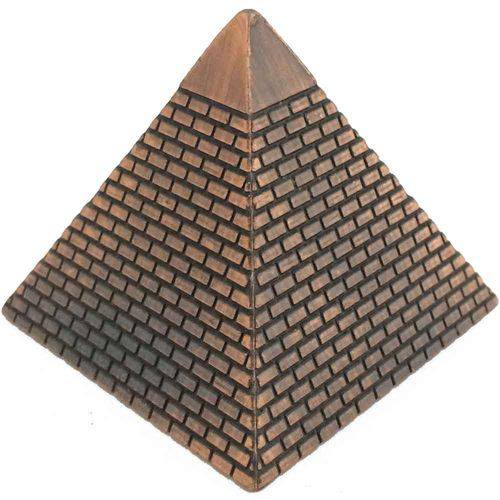 Apontador Retrô Miniatura Pirâmide Enevelhecida