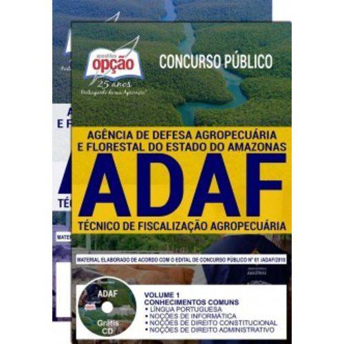 Apostila Adaf 2018 - Técnico de Fiscalização Agropecuária