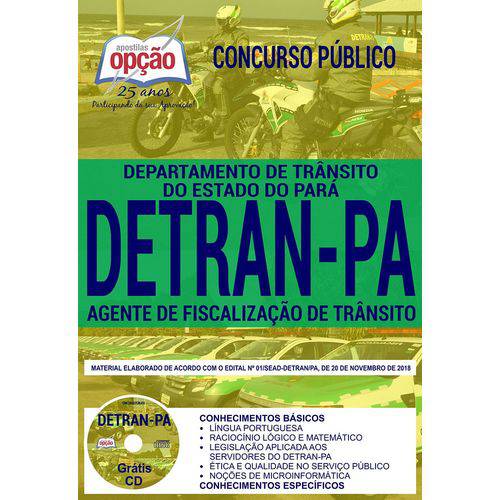 Apostila - AGENTE DE FISCALIZAÇÃO DE TRÂNSITO - Concurso DETRAN PA 2019