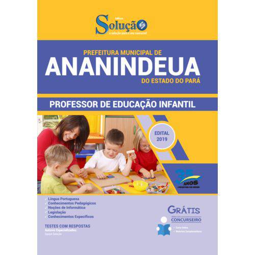 Apostila Ananindeua 2019 - Professor de Educação Infantil