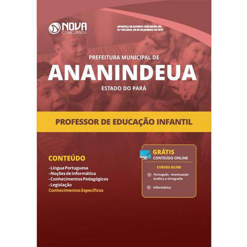 Apostila Ananindeua-PA 2019 - Professor de Educação Infantil