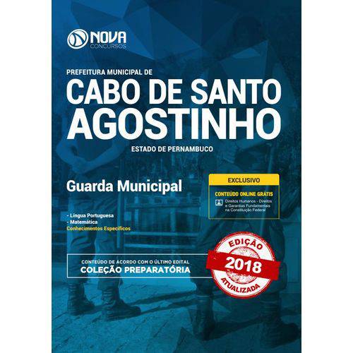 Apostila Cabo de Santo Agostinho-PE 2018 - Guarda