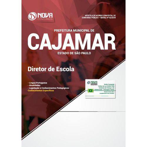 Apostila Cajamar - SP 2018 - Diretor de Escola