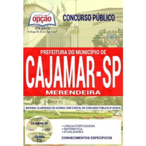 Apostila Cajamar Sp 2018 - Merendeira