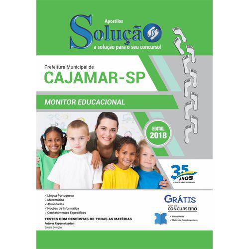 Apostila Cajamar SP 2018 - Monitor Educacional