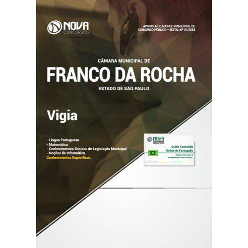 Apostila Câmara de Franco da Rocha - Sp 2018 - Vigia