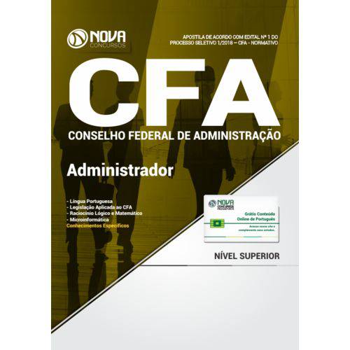 Apostila Cfa-df 2018 - Administrador