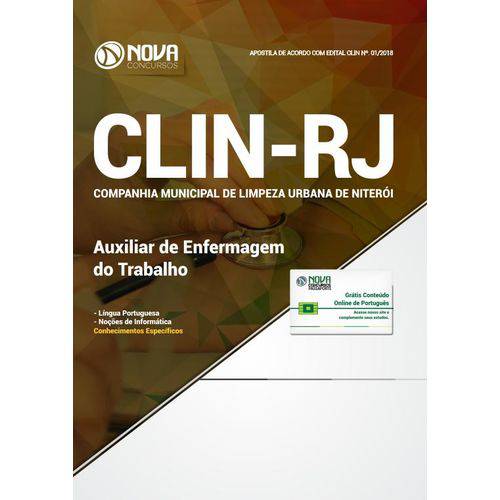 Apostila CLIN-RJ 2018 - Auxiliar de Enfermagem do Trabalho